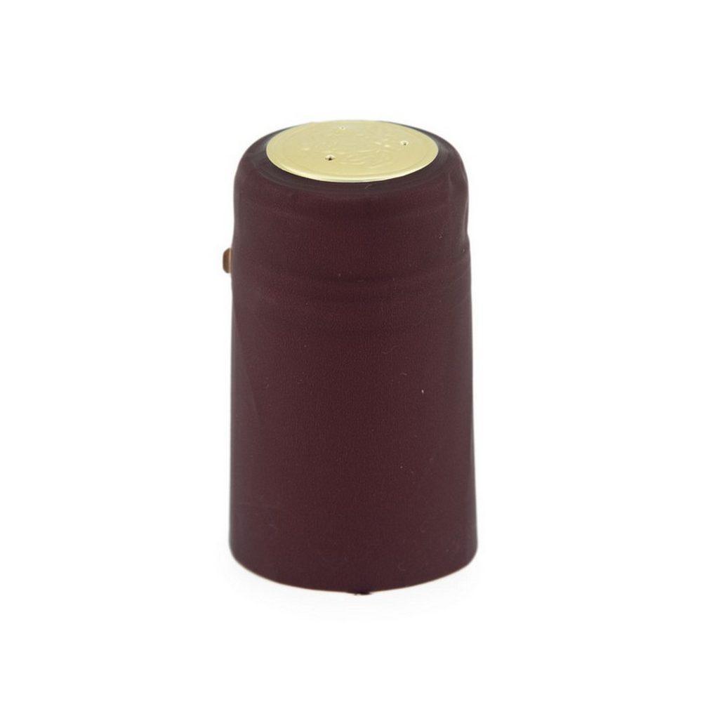 Metallic Merlot | Shrink Cap Pack of 100 (30.5 x 55 mm | 1.2 x 2.16 in)