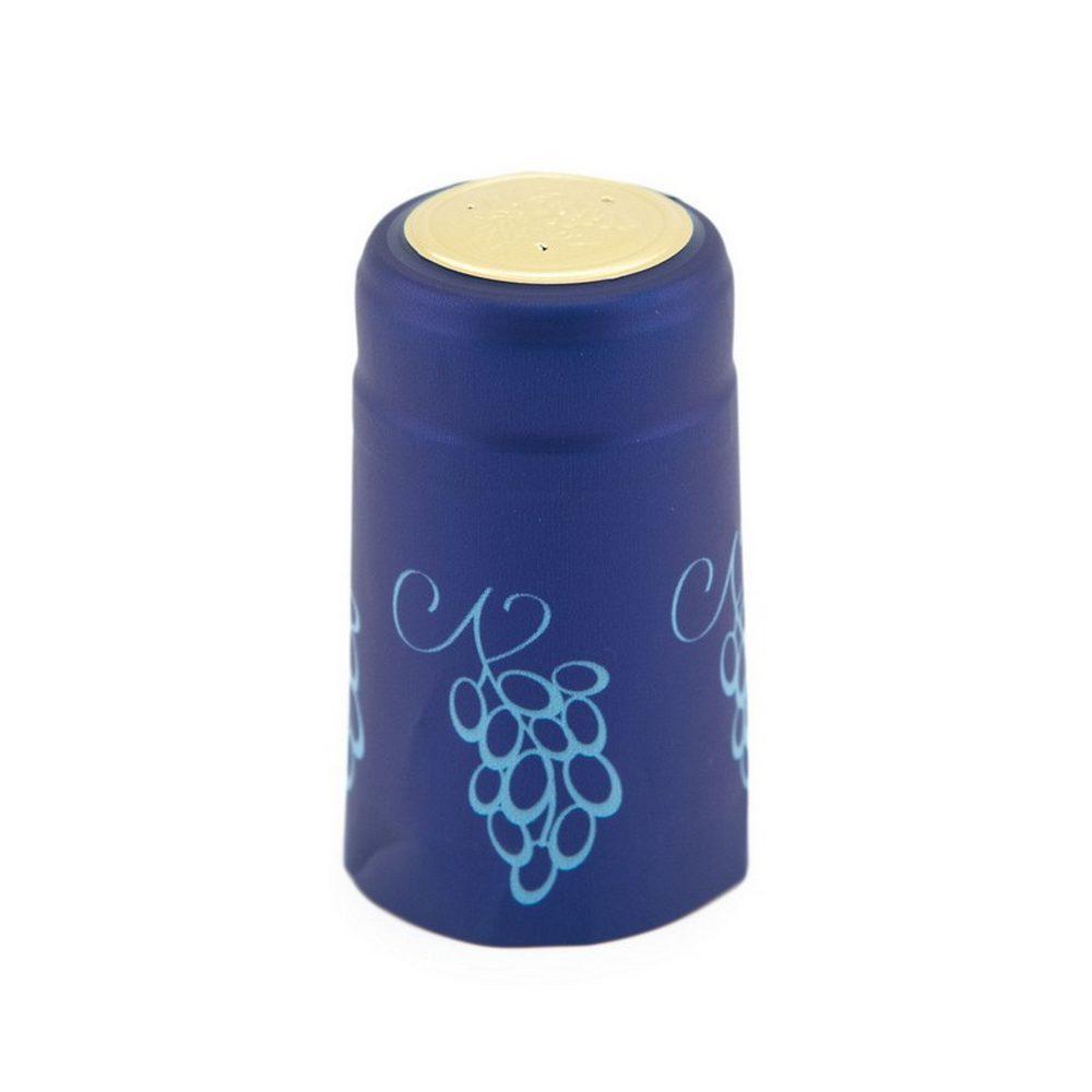 Violet w/Funky Grapes | Shrink Cap Pack of 100 (30.5 x 55 mm | 1.2 x 2.16 in)