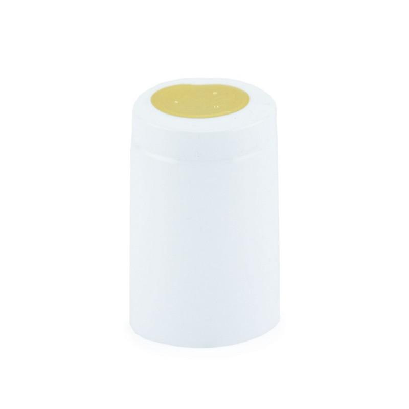 White | Large Shrink Cap Pack of 100 (34 x 55 mm | 1.34 x 2.17 in)