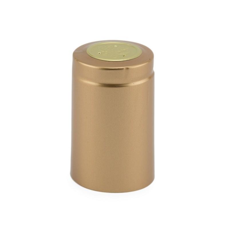 Gold | Large Shrink Cap Pack of 100 (34 x 55 mm | 1.34 x 2.17 in)